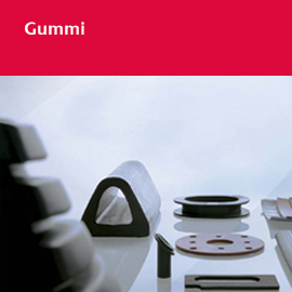 Gummi - vom Plattenmaterial bis zum kundenspezifischen Profil oder Formteil