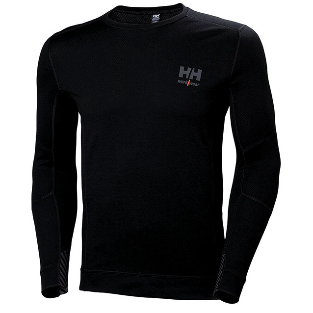 HH Lifa® Merino Unterhemd langarm, schwarz