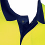 uvex Warnschutz Polo-Shirt suxxeed, warngelb/navy